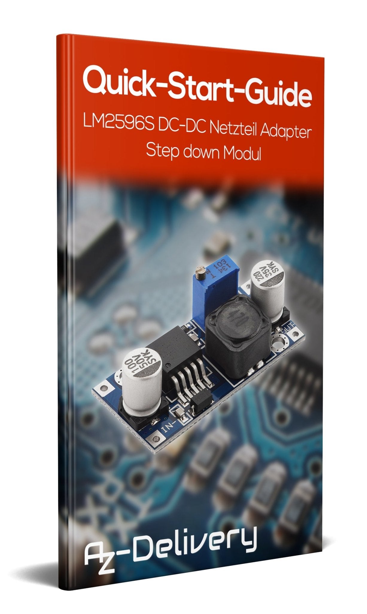 LM2596S DC-DC Netzteil Adapter Step down Modul - AZ-Delivery