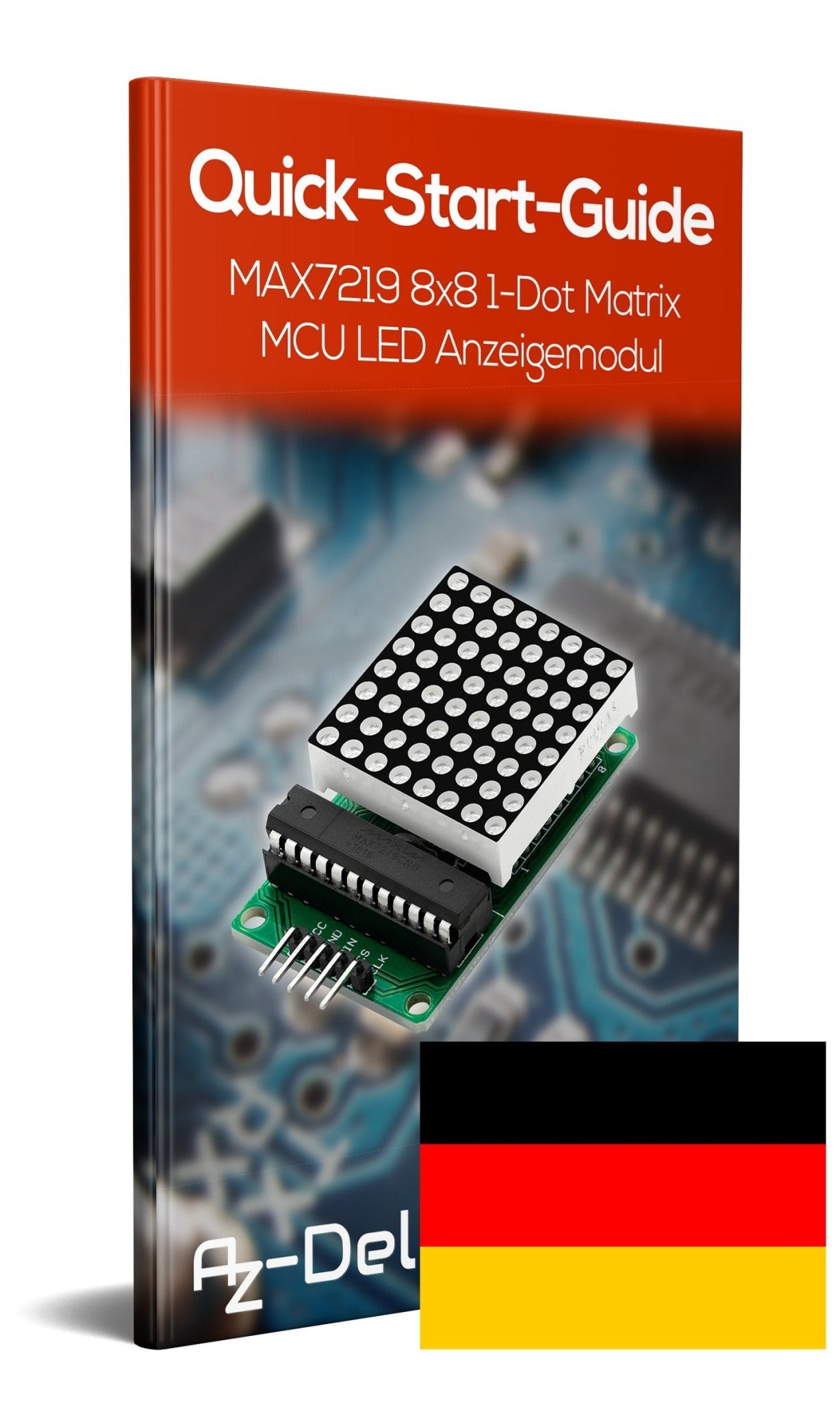 MAX7219 8x8 1 Dot Matrix MCU LED Anzeigemodul - AZ-Delivery