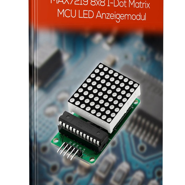 Led Matrix Display MAX7219 Dot Matrix Module - 8x8 Matrix 24 Display ...