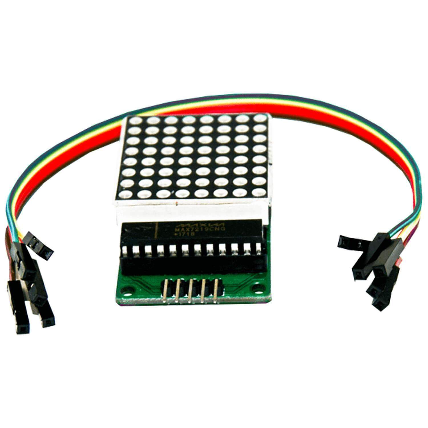 MAX7219 8x8 1 Dot Matrix MCU LED Anzeigemodul kompatibel mit Arduino und Raspberry Pi - AZ-Delivery