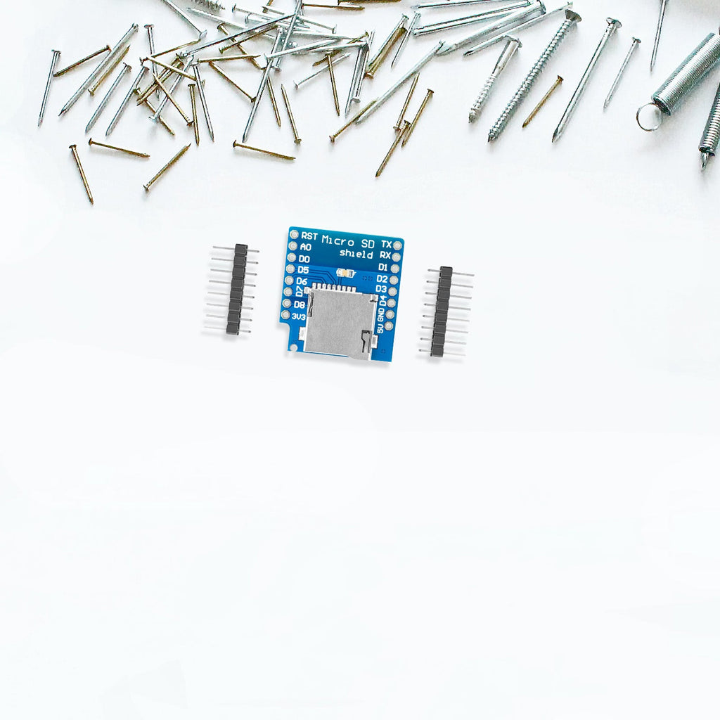 Micro SD Card Adapter D1 Mini Shield, 3.3V SD Card Module with SPI