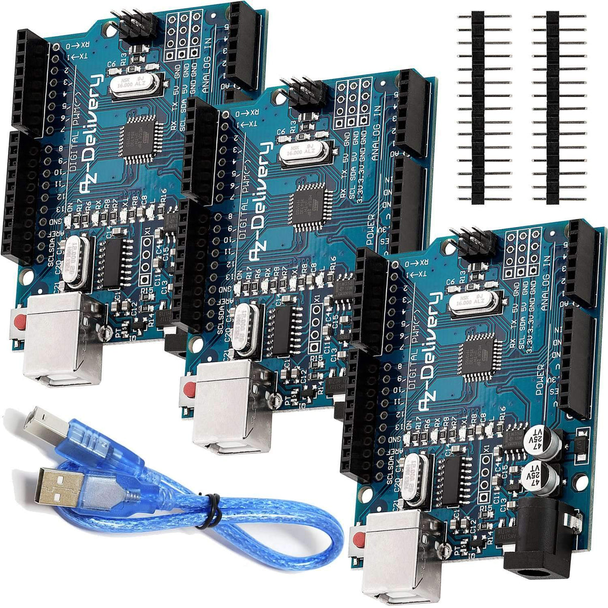 Microcontroller Board Atmega328 with USB cable