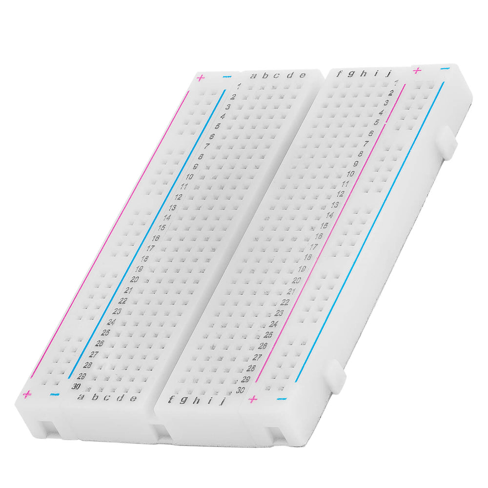 Breadboard Powered Rails Mini Breadboard 400 PIN with 4 power rails for jumper cable