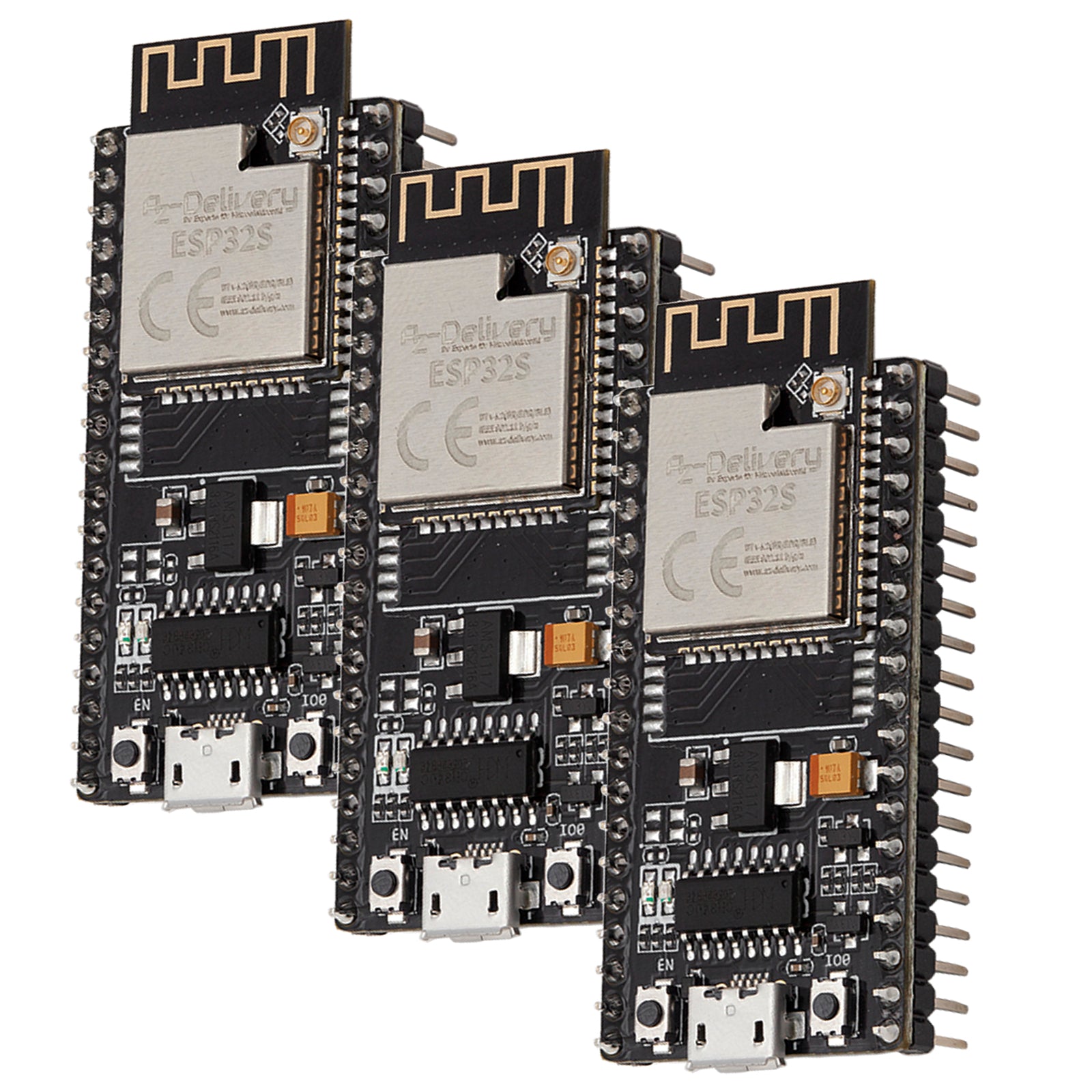 AZDelivery ESP32 ESP-WROOM-32 NodeMCU Modulo WiFi Bluetooth Dev Kit C Placa de AZDelivery ESP32 ESP-WROOM-32 NodeMCU Modulo WiFi Bluetooth Dev Kit C Placa de