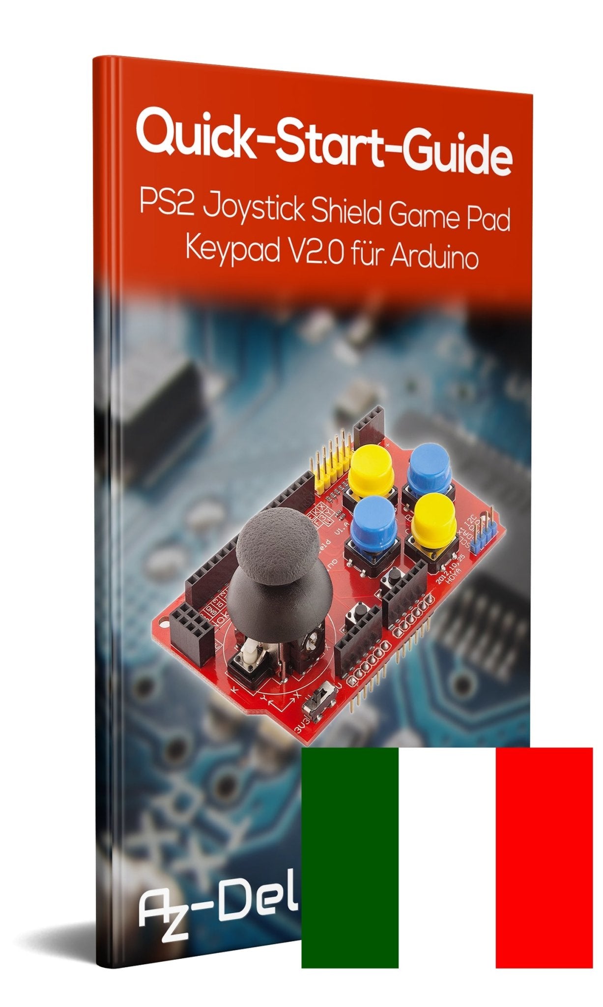 PS2 Joystick Shield Game Pad Keypad V2.0 - AZ-Delivery