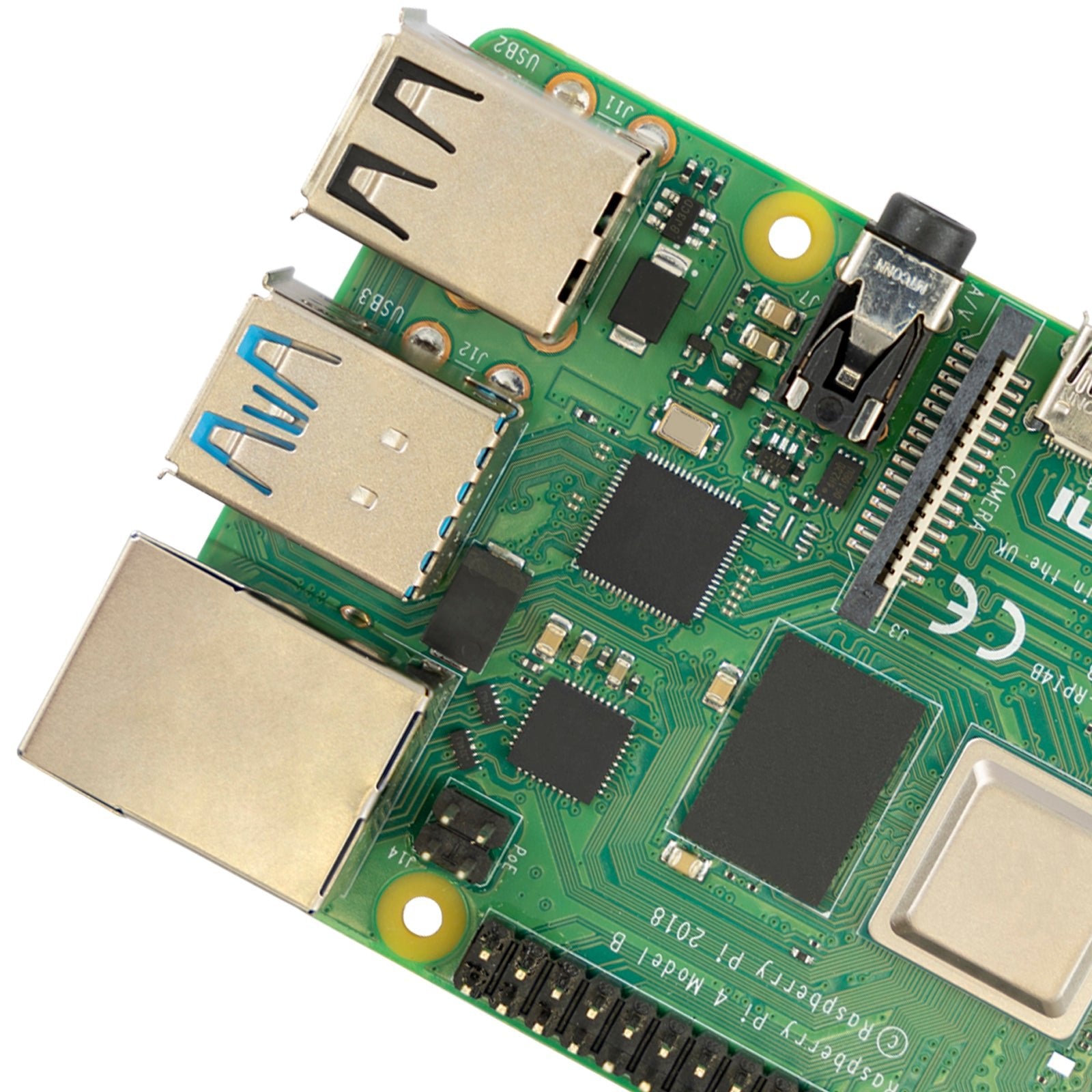 Raspberry Pi 4 B | 4GB RAM | Single Board Computer | 4x1.8 GHz CPU | W