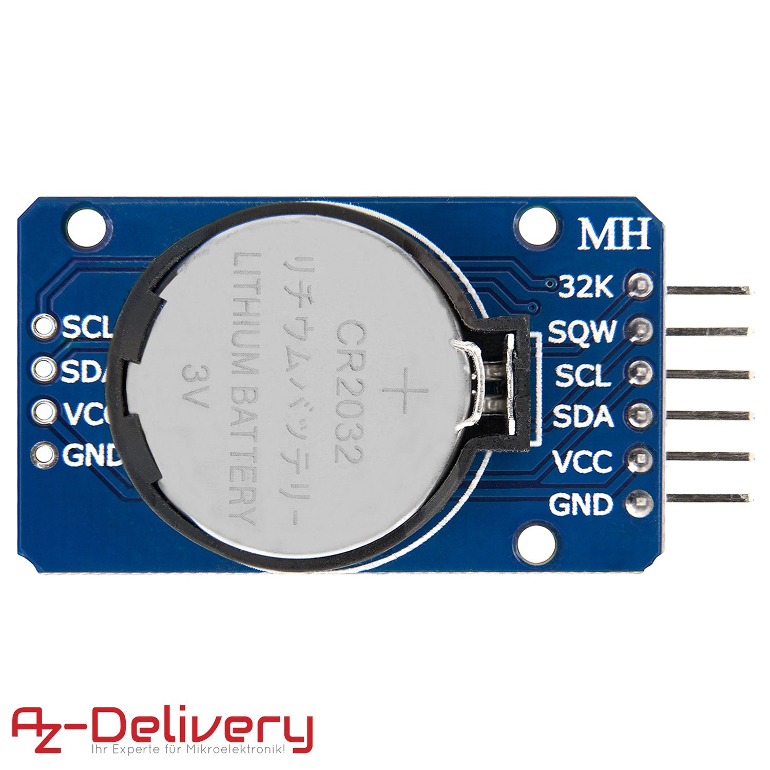 Real Time Clock RTC DS3231 I2C Echtzeituhr kompatibel mit Arduino und Raspberry Pi - AZ-Delivery