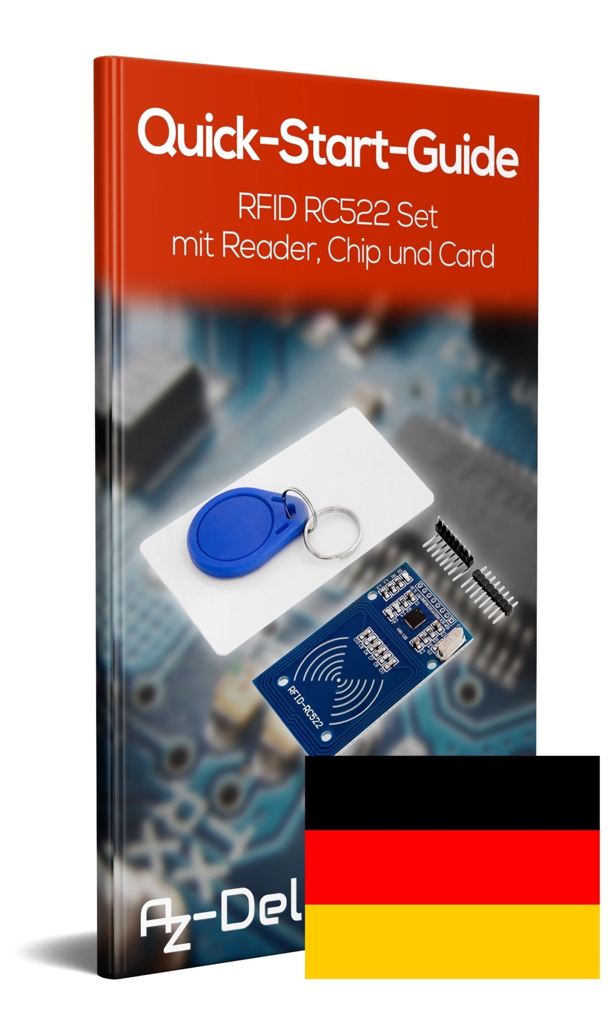 RFID Kit RC522 mit Reader, Chip und Card für Raspberry Pi (13,56MHz) - AZ-Delivery