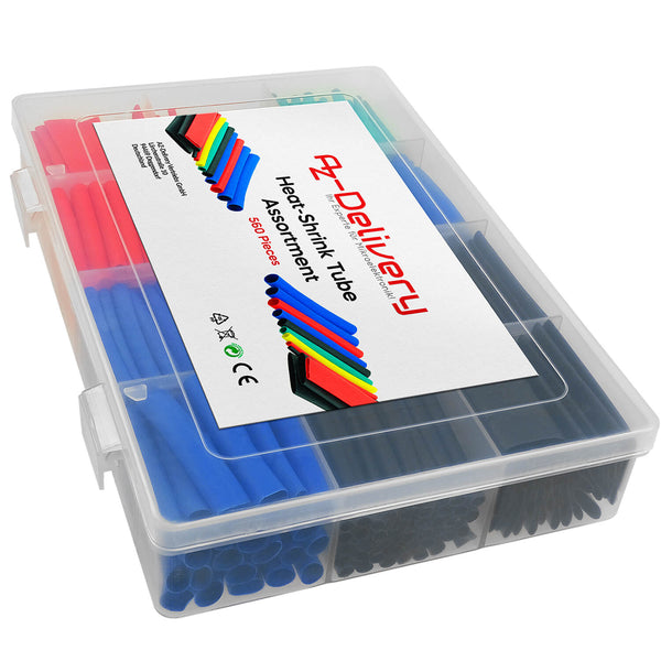 Sensas Silikonschlauch Sortimentbox – Bunte Mischung In Praktischer Box, Perfekt Für Angler Und Bastler, Verschiedene Farben Und Größen, Hochwertiges Silikon