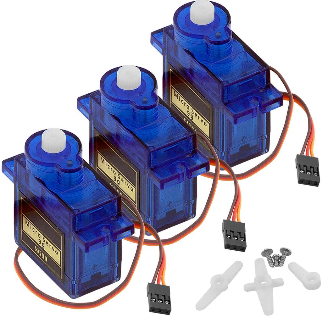 Micro Servo Motor 9G Compatible avec SG90, Servomoteur pour RC Robot Hélicoptère/Avion/Bateau/Voiture/Véhicule Commande avec Câble,180° Mini Servomoteur Compatible avec Arduinoet et Raspberry Pi Micro Servo Motor 9G Compatible avec SG90, Servomoteur pour RC Robot Hélicoptère/Avion/Bateau/Voiture/Véhicule Commande avec Câble,180° Mini Servomoteur Compatible avec Arduinoet et Raspberry Pi