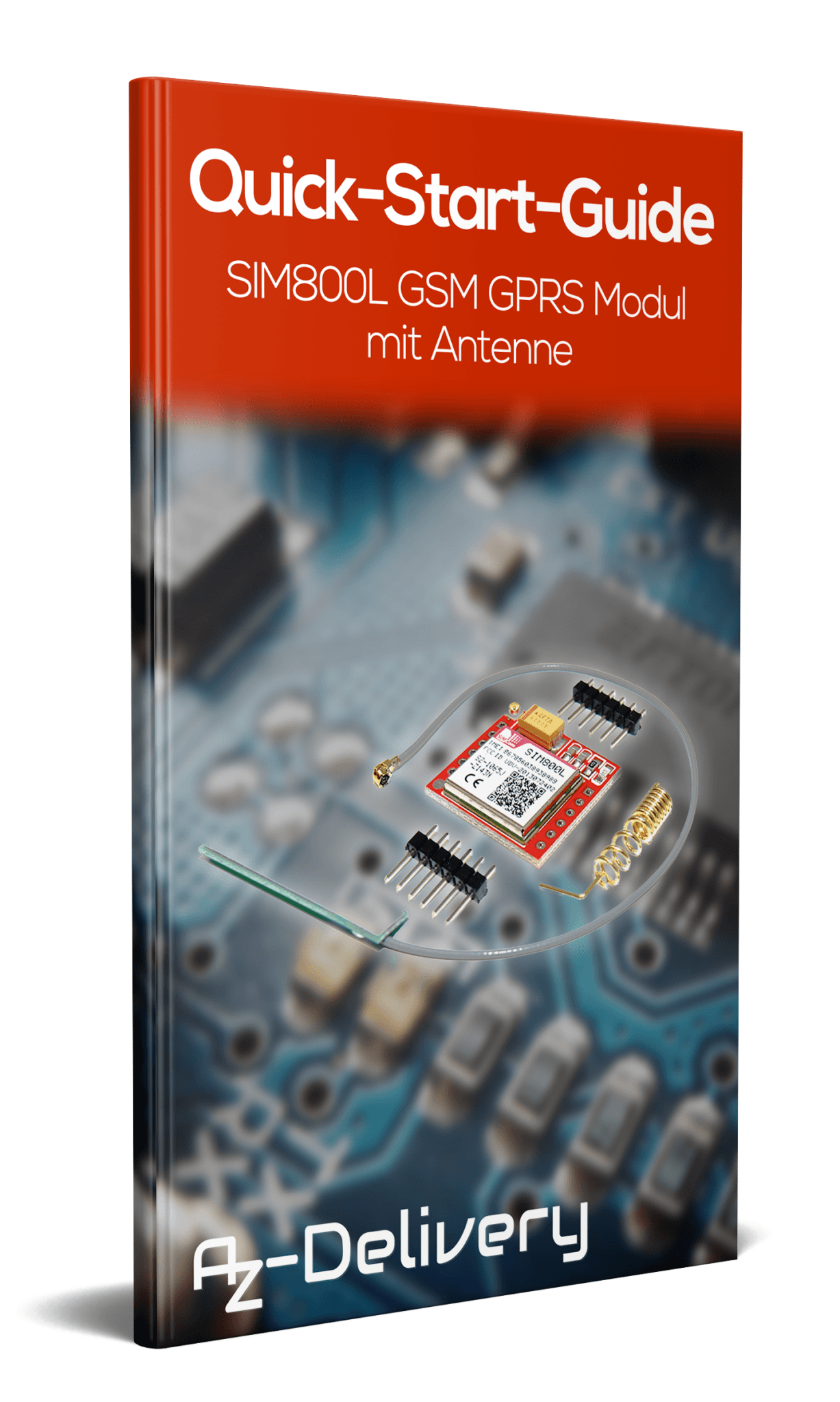 SIM800L GSM GPRS Modul mit Antenne - AZ-Delivery