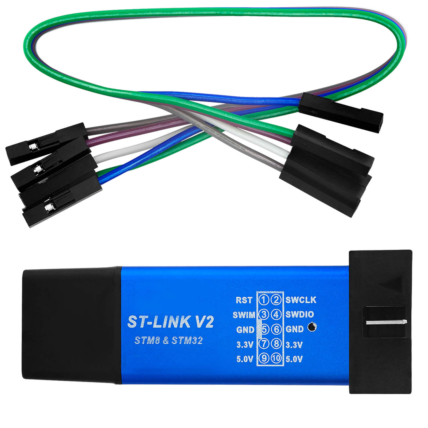 ST Link V2 Mini Simulator Download Programmer (STM8 6 STM32) kompatibel mit Arduino - AZ-Delivery