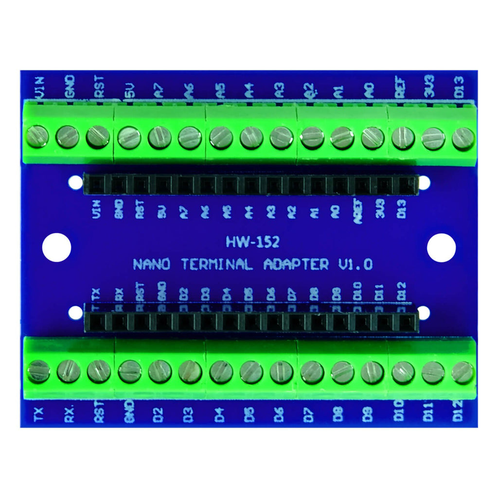 Terminal Adaptor Arduino Terminal adapter board with screw terminals compatible with Nano V3 and ...
