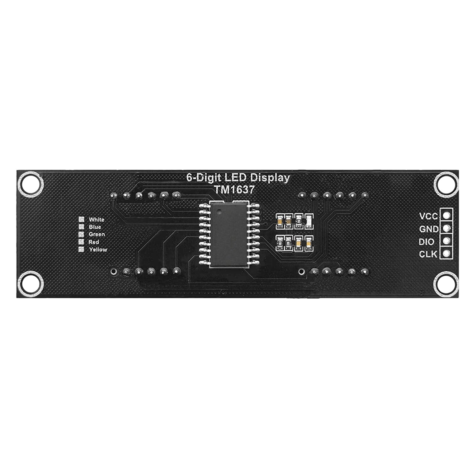TM1637 6 Digit blaue LED-anzeige 7 Segment Display Modul mit 0,56 Zoll, 5V Anzeigemodul kompatibel mit Raspberry Pi - AZ-Delivery