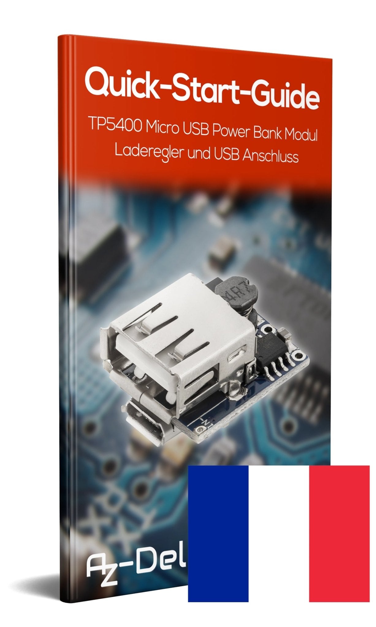 TP5400 Micro USB Power Bank Modul Laderegler und USB Anschluss - AZ-Delivery