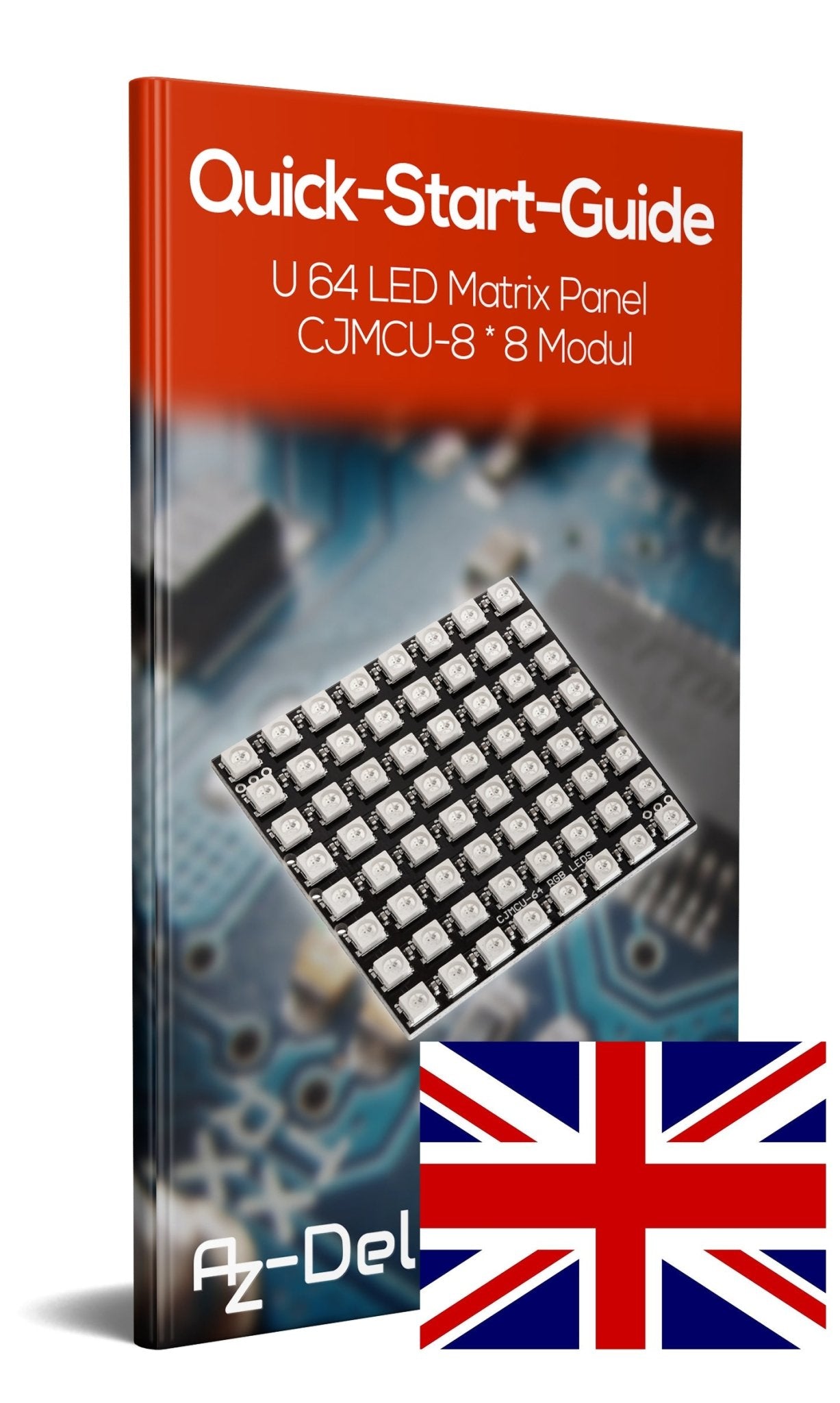U 64 LED Matrix Panel CJMCU-8x8 Modul für Raspberry Pi - AZ-Delivery