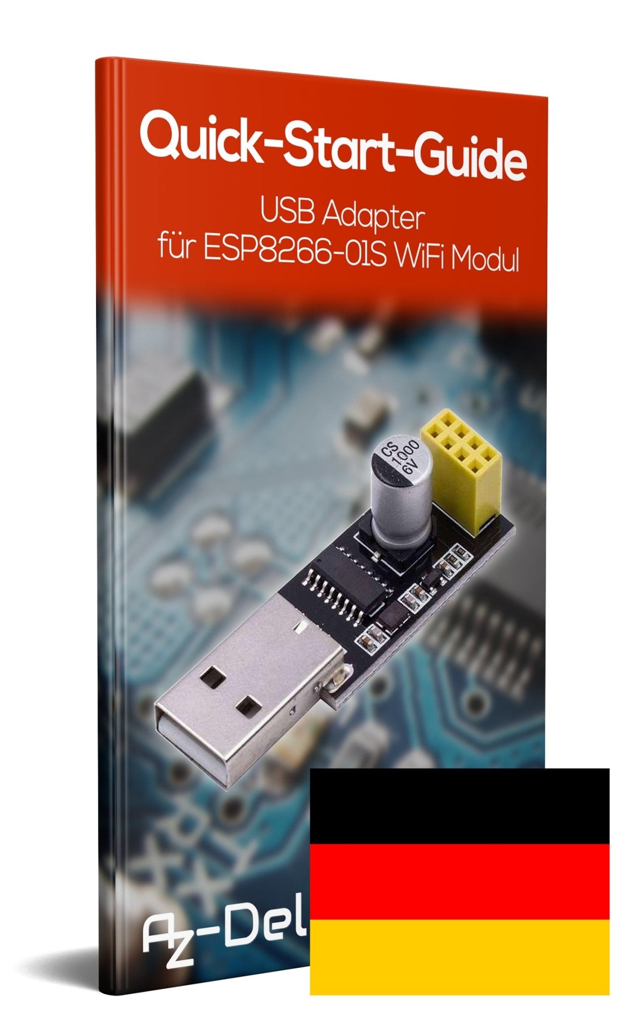 USB-zu-ESP8266 01 Serial Wireless Wifi Module für ESP-01 - AZ-Delivery