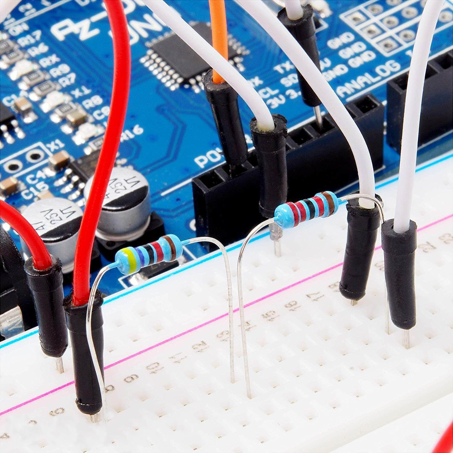 Widerstände Resistor Kit 525 Stück Widerstand Sortiment, 0 Ohm -1M Ohm